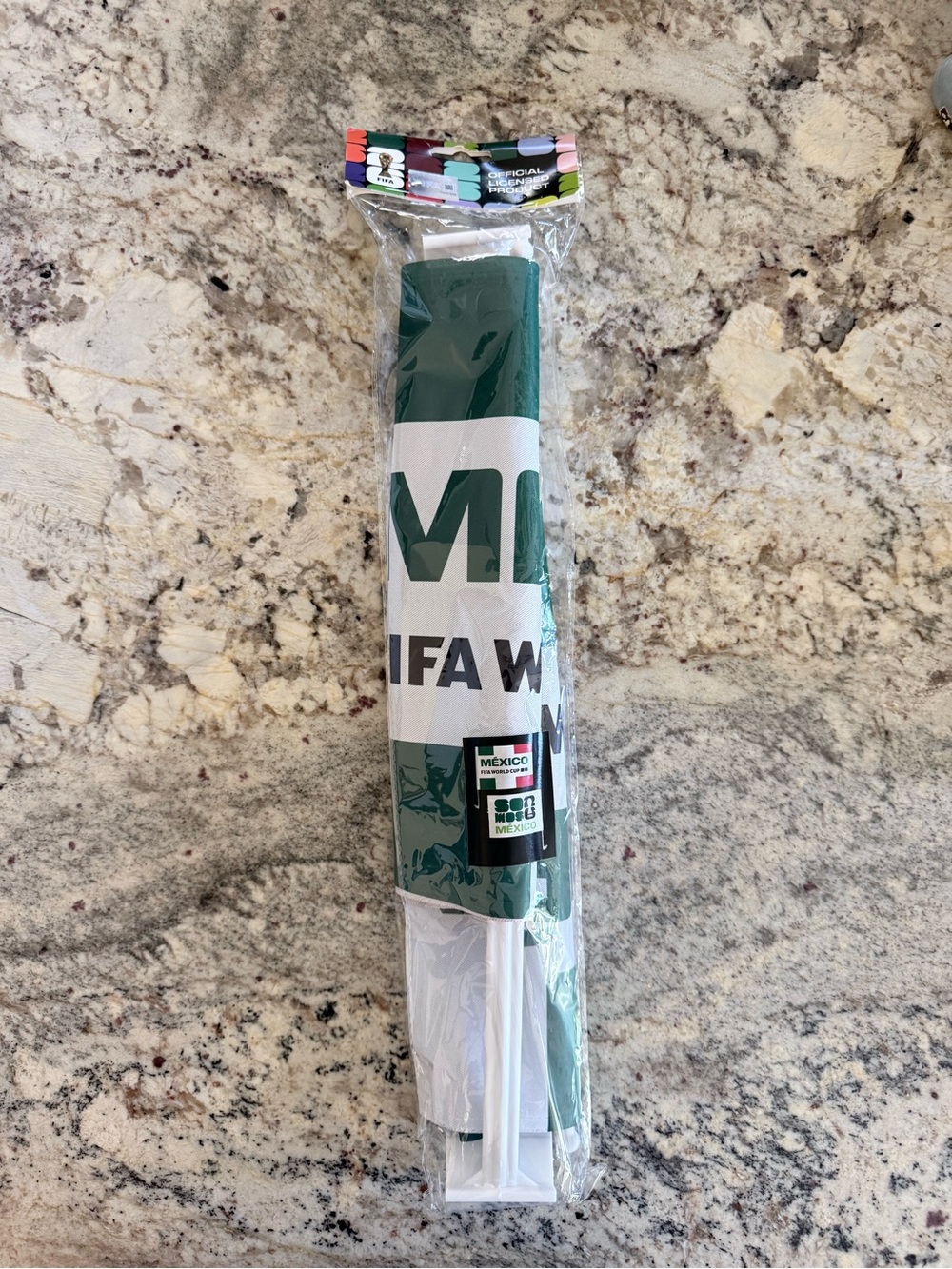Mexico FIFA World Cup Car Banner Flag - Green & White